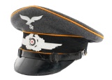 WWII GERMAN LUFTWAFFE FLIGHT NCO VISOR CAP