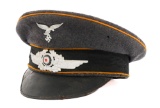 WWII GERMAN LUFTWAFFE AVIATION NCO VISOR CAP