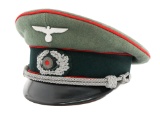WWII GERMAN HEER ARTILLERY OFFICER VISOR CAP