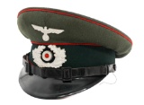 WWII GERMAN HEER ARTILLERY NCO VISOR CAP
