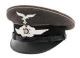 WWII GERMAN LUFTWAFFE GORING DIV. NCO VISOR CAP