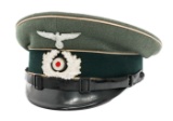 WWII GERMAN HEER INFANTRY NCO VISOR CAP