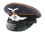 WWII GERMAN LUFTWAFFE AVIATION NCO VISOR CAP