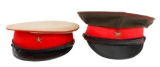 WWII IMPERIAL JAPANESE ARMY OFFICER VISOR CAPS