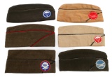 WWII US AIRBORNE & PARATROOPER OVERSEAS CAPS