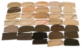 WWII US ARMY ENLISTED/NCO & OFFICER GARRISON CAPS