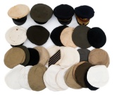 WWII - COLD WAR US ARMED FORCES VISOR CAPS & COVER
