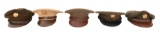 WWII US ARMY SERVICE & CRUSHER CAPS