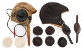 WWII US NAVY NAF1092 & N288s FLIGHT HELMETS