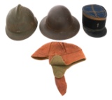 WWI - WWII FRENCH & BRITISH HEADGEAR