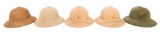 WWII - COLD WAR US ARMED FORCES PITH HELMETS