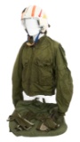 VIETNAM WAR US NAVY AHP-6 HELMET & G-8 JACKET