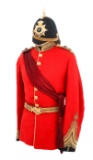 VICTORIAN BRITISH ROYAL SUSSEX REGT OFF. UNIFORM