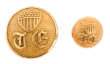 PRE CIVIL WAR US TOPOGRAPHICAL ENGINEER BUTTONS