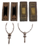 CIVIL WAR US ARMY OFFICER SHOULDER BOARDS & SPURS