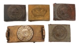 IMPERIAL GERMAN EM / NCO BELT BUCKLES