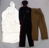 WWI - WWII BRITISH AND CANADIAN UNIFORM ITEMS