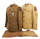 WWI US AEF 1st ARMY AIR SERVICE ENLISTED UNIFORMS