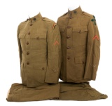 WWI US ARMY 4th & 42nd INFANTRY DIVISION UNIFORMS