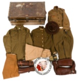 WWI US AEF UNIFORM ITEMS
