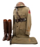 WWI US AEF 5th ANTI-AIR ARTILLERY OFFICER UNIFORM