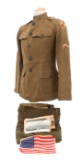 WWI US AEF 35th DIV, 129th MG CO. ENLISTED UNIFORM