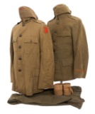 WWI US AEF 90th DIVISION OFFICER UNIFORMS