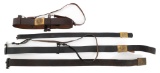 WWII GERMAN SA & HEER LEATHER BELTS WITH BUCKLES