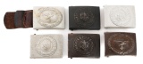 WWII GERMAN LUFTWAFFE & HEER EM BELT BUCKLES