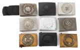 WWII GERMAN MILITARY & ORGANIZATION BELT BUCKLES