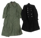 WWII GERMAN HEER M40 & FIRE POLICE GREATCOATS