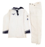 WWII GERMAN KRIEGSMARINE ENLISTED WHITE JUMPER