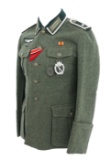 WWII GERMAN HEER M36 INFANTRY NCO SERVICE TUNIC