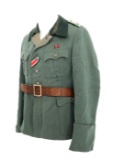 WWII GERMAN PANZER GRENADIER OFFICER M36 TUNIC