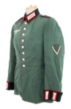 WWII GERMAN ARTILLERY GEFREITER WAFFENROCK TUNIC