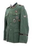 WWII GERMAN 5th SS PANZER SIGNALS NCO M36 TUNIC