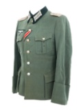 WWII GERMAN HEER INFANTRY OFFICER M36 DRESS TUNIC