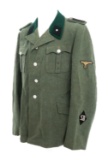 WWII GERMAN SS SD UNTERSCHERFUHRER M35 FIELD TUNIC