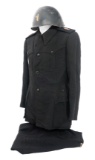 WWII ITALIAN MVSN FASCIST UNIFORM & M33 HELMET