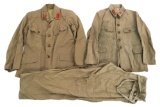 WWII IMPERIAL JAPANESE ARMY OFFICER & NCO TUNICS