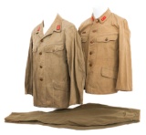 WWII IMPERIAL JAPANESE MP & ARMY SERVICE TUNICS