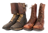 WWII US ARMY M43 & PARATROOPER JUMP BOOTS