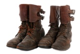 WWII US ARMY M43 DOUBLE BUCKLE BOOTS