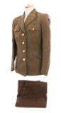 WWII US ARMY WAC 4th AIR FORCE WOMAN'S UNIFORM SET