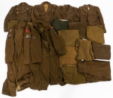 WWII US ARMY ENLISTED UNIFORM ITEMS