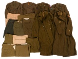WWII US ARMY ENLISTED UNIFORM ITEMS