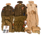 WWII US ARMY EM/NCO SERVICE TUNIC & IKE JACKET