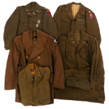 WWII US ARMY WARRANT OFFICER & OFFICER UNIFORMS