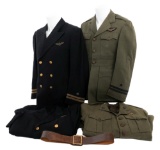 WWII USMC & USN AVIATOR NAMED UNIFORMS