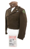 WWII TEDDY ROOSEVELT JR TRIBUTE IKE JACKET & CAP